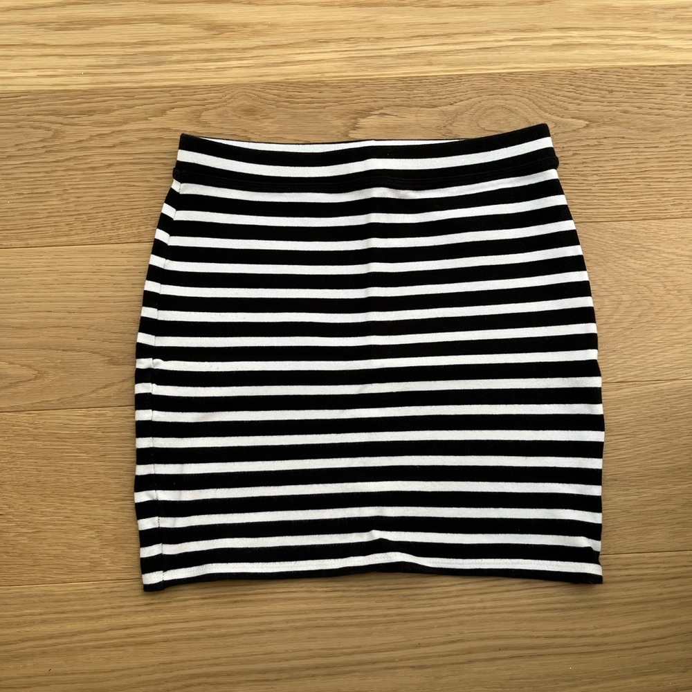 T by Alexander Wang striped skirt